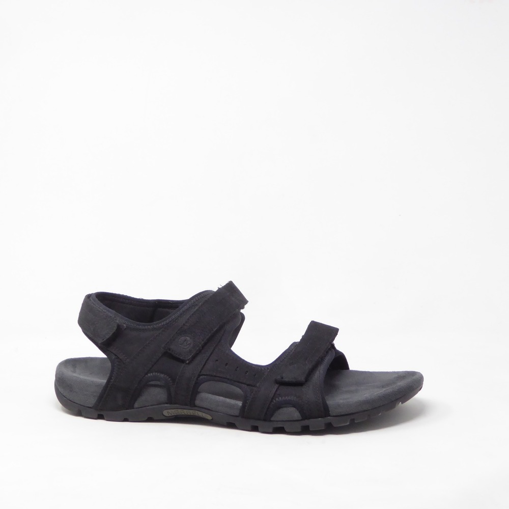 Merrell Mens Sandspur Lee Backstrap Sandals Black Performance Footwear J90493 13